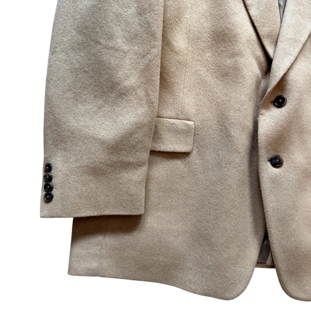 VTG 100% Camel Hair Men's Blazer Sports Coat Sz 48R Made in USA - Picture 3 of 11